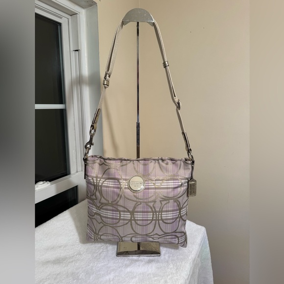 Coach Handbags - Coach Plaid Shoulder Bag